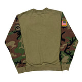 Iowa Hawkeyes Nike Camo Sweatshirt - Large Green Cotton