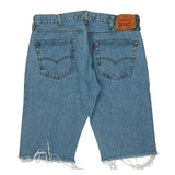 501 Levis Denim Shorts - 38W 14L Light Wash Denim