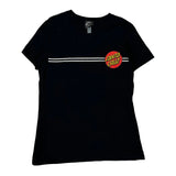Santa Cruz Graphic T-Shirt - Medium Black Cotton
