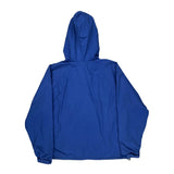 Reebok Windbreaker - Large Blue Polyester