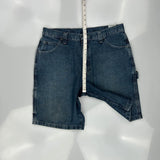 Wrangler Carpenter Shorts - 36W 10L Blue Denim