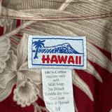 Hawaii Floral Hawaiian Shirt - Medium Beige Cotton