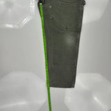 Carhartt Double Knee Carpenter Trousers - 35W 29L Grey Cotton