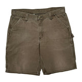 Carhartt Cargo Carpenter Shorts - 36W 10L Brown Cotton