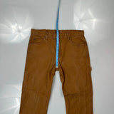 Carhartt Carpenter Pants - 33W 32L Brown Cotton