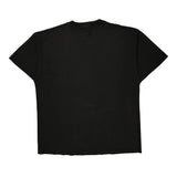 Single Stitch Cincinnati Bengals Starter T-Shirt - Large Black Cotton