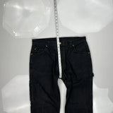 Dickies Carpenter Pants - 34W 32L Black Cotton