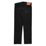 501 Levis Jeans - 36W 30L Black Cotton