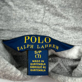 Age 7 Polo By Ralph Lauren Graphic Hoodie - Small Gray Cotton