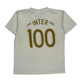 Age 12 Inter Milan Nike Football Football Shirt - Medium White Cotton