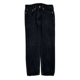 Levis 505 Jeans - 32W 30L Black Cotton