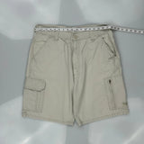 Wrangler Cargo Shorts - 35W 10L Beige Cotton