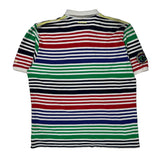 Coogi Striped Polo Shirt - 2XL Multicoloured Cotton