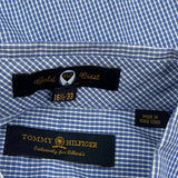 Tommy Hilfiger Checked Shirt - Large Blue Cotton