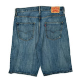 Levis Denim Shorts - 36W 12L Blue Cotton