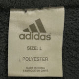 Adidas Fleece - Large Gray Polyester