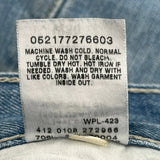 569 Loose Fit Levis Denim Shorts - 30W 11L Light Wash Cotton