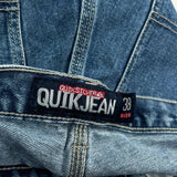 Quiksilver Denim Shorts - 38W 9L Blue Denim