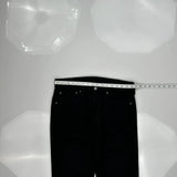 Levis 501 Jeans - 33W 32L Black Cotton