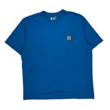 Carhartt T-Shirt - XL Blue Cotton