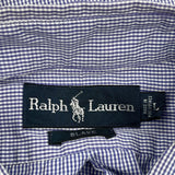 Blake Ralph Lauren Checked Shirt - Large Blue Cotton