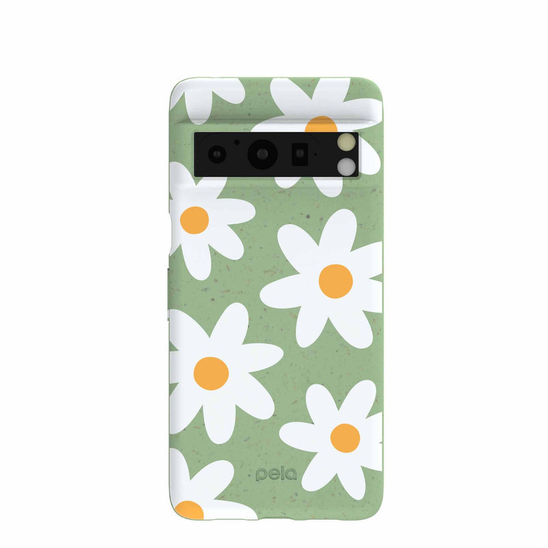 Sage Green Daisy Google Pixel 8 Pro Case