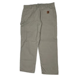 Carhartt Carpenter Trousers - 37W 30L Beige Cotton