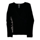 Motorcycle Harley Davidson Long Sleeve T-Shirt - Small Black Cotton