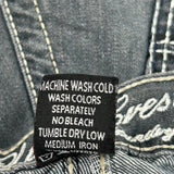 Lions Crest Denim Shorts - 36W 12L Grey Cotton Blend