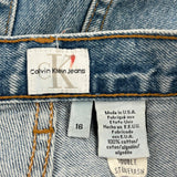 Calvin Klein Jeans - 34W UK 14 Light Wash Cotton