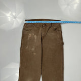 Dickies Carpenter Pants - 30W 31L Brown Cotton