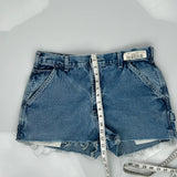 Carhartt Denim Shorts - 34W UK 16 Blue Cotton