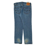Levis 505 Jeans - 35W 31L Blue Cotton