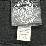 Santa Cruz Graphic Long Sleeve T-Shirt - Small Black Cotton