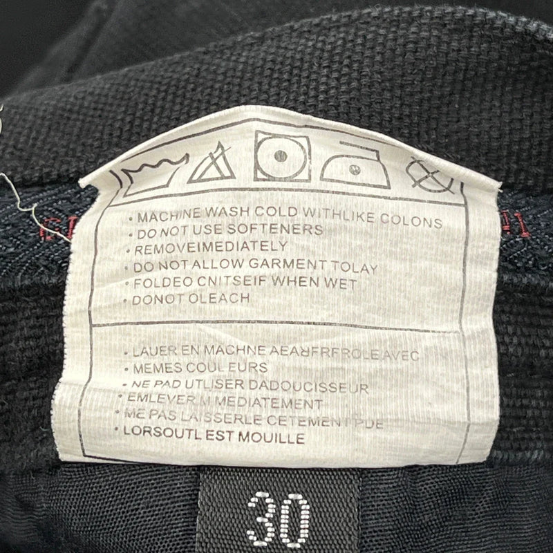 Giorgio Armani Trousers - 29W UK 10 Black Cotton