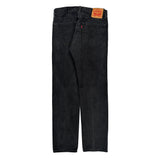 Levis Jeans - 32W 33L Black Cotton