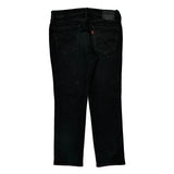 Levis Jeans - 34W 32L Black Cotton