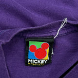 Mickey Unlimited Cartoon T-Shirt - XL Purple Cotton