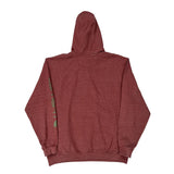 Carhartt Hoodie - XL Burgundy Cotton Blend