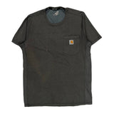 Carhartt T-Shirt - Large Gray Cotton