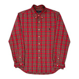 Ralph Lauren Checked Shirt - XL Red Cotton