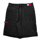 Tommy Jeans Carpenter Shorts - 36W 13L Black Denim