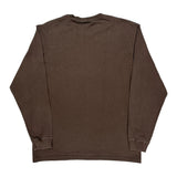 Carhartt Long Sleeve T-Shirt - Large Brown Cotton