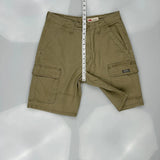 Wrangler Cargo Shorts - 30W 9L Khaki Cotton