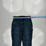 Duluth Carpenter Jeans - 28W UK 8 Dark Wash Denim