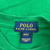 Age 4 Polo By Ralph Lauren Long Sleeve T-Shirt - XS Green Cotton