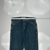 Lee Carpenter Jeans - 34W 32L Blue Cotton Blend