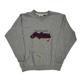 Cleveland Indians Crable Graphic Sweatshirt - Large Grey Cotton Blend