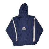 Adidas Windbreaker - XL Navy Polyester