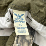 Faded Glory Camo Cargo Shorts - 34″ Waist Camo Cotton